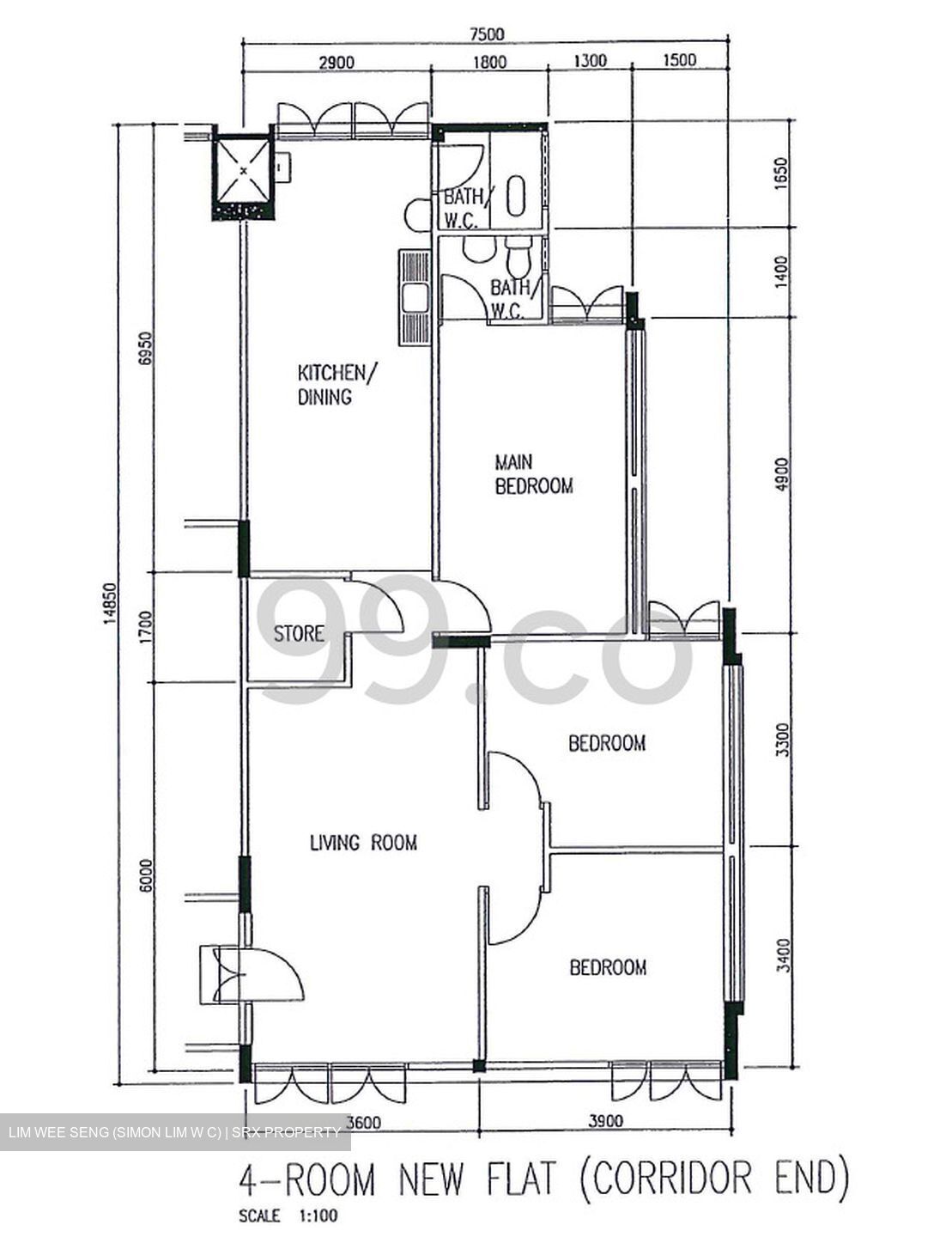 Blk 8 Haig View (Geylang), HDB 4 Rooms #452820171